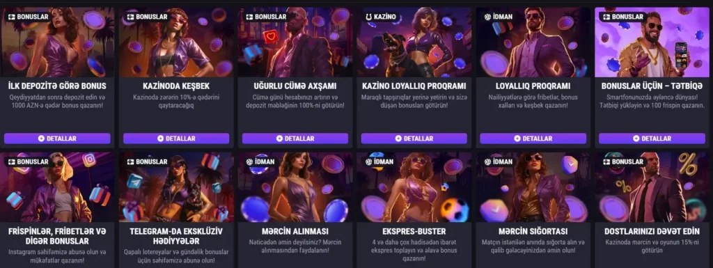 Yeni istifadəçilər üçün bonuslar